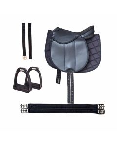 L-Sport Komplettset Sattel Größe L für Holzpferd -pink|LANCADE Reitsport