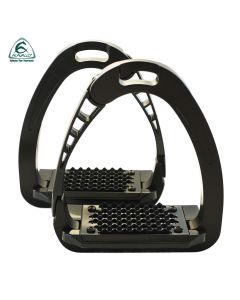 Acavallo Steigbügel Sicherheitssteigbügel Arena Alupro |LANCADE Reitsport-schwarz/schwarz