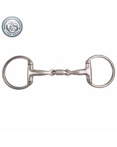 C&B titan series Olivenkopftrense doppelt gebrochen Titan |LANCADE Reitsport