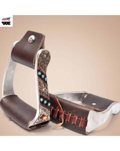WI Western Imports Westernsteigbügel Alu VINTAGE FLORAL|LANCADE Reitsport