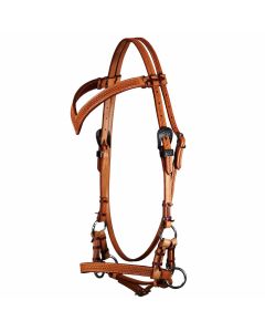WI Westernimports V-shaped Sidepull basket tooled