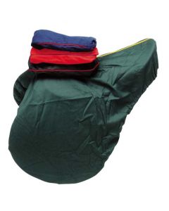 Sattelschutzbezug aus Baumwolle grün, rot, blau