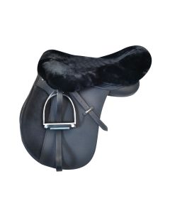 Sattelsitzbezug für Englischsättel aus Lammfell 2. Wahl / B-Ware