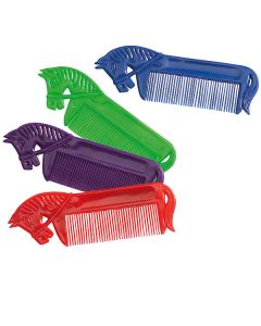 Mähnenkamm mit Pferdekopfmotiv PVC
