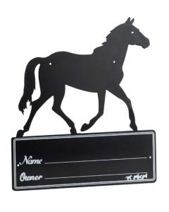 Boxenschild "Pferdesilhouette"