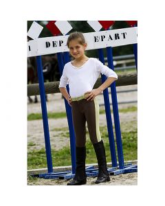 EQUI-THÈME PRO "Fun Line" Reithosen, Kinder schoko/pistazie