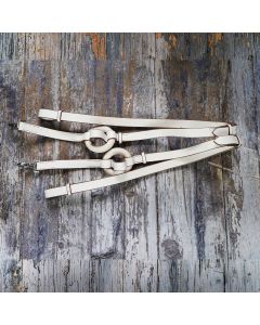 BR Premiere Ausbinder aus Leder mit Gummiring|LANCADE Reitsport