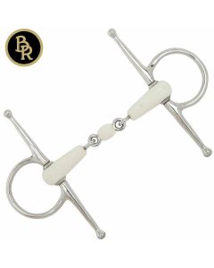 BR doppelt gebrochene Knebeltrense Combo Comfort 18 mm |LANCADE Reitsport