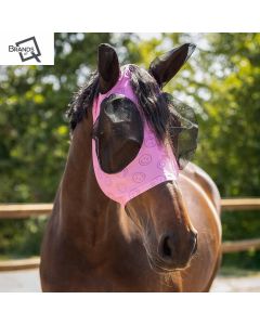 QHP Fliegenmaske SUPER BUG CHEERY PINK|LANCADE Reitsport