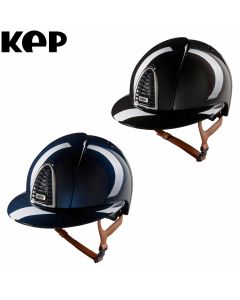 KEP Cromo 2.0 Shine Polo Visier Riemen Hellbraun|LANCADE Reitsport