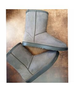 L-Sport Winterstiefel Regenstiefel Davos grau 39 2. Wahl /B-Ware