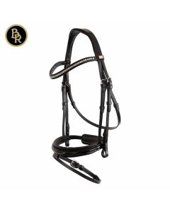 BR Trensenzaum HEXHAM mit Lack|LANCADE Reitsport
