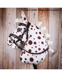 QHP Trensenzaum Zaumzeug für Hobby Horse LUXUS |LANCADE Reitsport