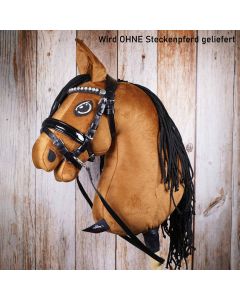 QHP Trensenzaum Zaumzeug für Hobby Horse SUNSET|LANCADE Reitsport