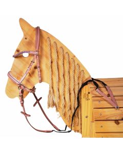 HKM Trensenzaum für Holzpferd Leder Funny Horses|LANCADE Reitsport