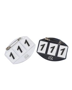 USG Startnummern paarweise für Schabracke -weiß