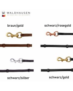 Waldhausen Island Zügel Leder mit Karabiner |LANCADE Reitsport