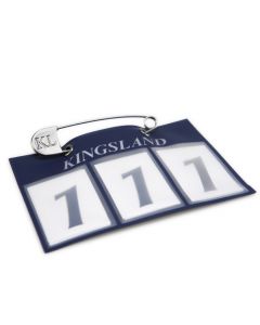 Kingsland,einzelne Startnummer für Schabracke navy 