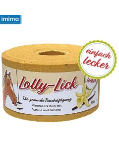 Lolly-Lick Mineralleckstein Vanille-Banane 750g|LANCADE Reitsport