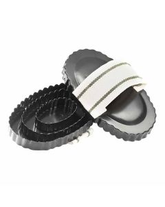 Metallstriegel, oval