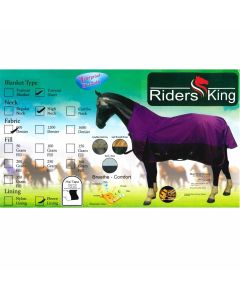 L-Sport Regendecke Fleece Futter High Neck Riders King