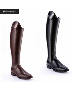 DeNiro Boot Lederreitstiefel Salentino 02 schwarz smooth 37 MC XXL