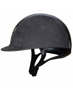 Samshield Premium Alcantara Grau Leder Schwarz Chrome Schwarz