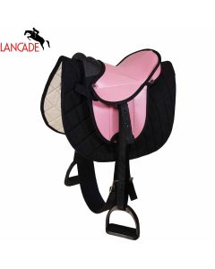 L-Sport Sattel für Holzpferd Stehpferd mit Zubehör CANDY POP|LANCADE Reitsport