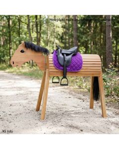 L-Sport Komplettset Sattel Größe M für Holzpferd |LANCADE Reitsport