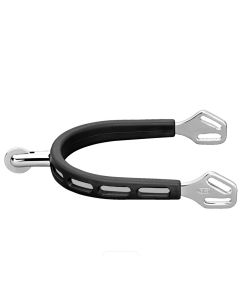 Sprenger ULTRA fit BLACK GRIP Sporen Edelstahl rostfrei 30mm mit kleinem Rad |LANCADE Reitsport