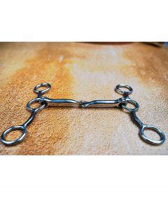 L-Sport Snaffle mit Shanks Westerngebiss Edelstahl 11mm |LANCADE Reitsport