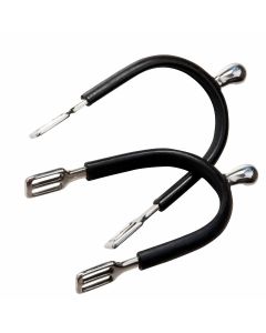 FEELING "Polo" Edelstahlsporen mit Gummiüberzug