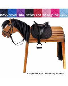 L-Sport Komplettset Sattel medium und Trensenzaum für Holzpferd