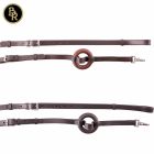 BR Premiere Ausbinder aus Leder mit Gummiring|LANCADE Reitsport