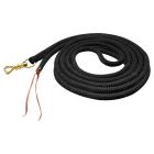 Waldhausen Bodenarbeitsseil 7 m mit Drehkarabiner-schwarz | LANCADE Reitsport