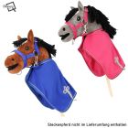 QHP Pferdedecke Fleecedecke für Hobby Horse |LANCADE Reitsport 
