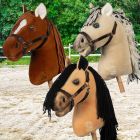 Steckenpferd Hobby Horse groß PREMIUM mit Schweif |LANCADE Reitsport