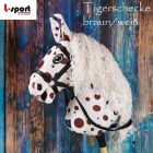 L-Sport Steckenpferd Hobby Horse groß mit Zaumzeug -Tiger-braun/weiß|LANCADE Reitsport