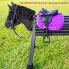 L-Sport Komplettset Sattel und Trensenzaum für Holzpferd-lila