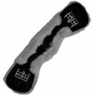 E.A.Mattes, Mondgurt kurz mit Steppstoff-65cm-schwarz-grau