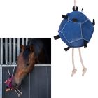 QHP Pferdespielzeug Ball mit Befestigungsmöglichkeiten für Futter