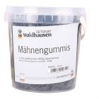 Mähnengummis im Eimer, 400 g, schwarz