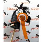 L-Sport Turnierset Kopfnummer mit Glitzersteinchen und Schleife für dein Steckenpferd |LANCADE Reistport