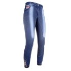 HKM, Reithose -USA- Denim-Kinder