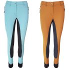 HKM Cavallino Marino Reithose für Damen mit Eco Leder Vollbesatz|LANCADE Reitsport