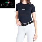 Equiline Trainingsshirt Kurzarm für Damen CIANEC-blau|LANCADE Reitsport