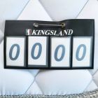 Kingsland einzelne Startnummer für Schabracke 4-stellig KLpalmer|LANCADE Reitsport