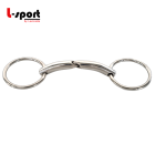 L Sport Optimum Wassertrense einfach gebrochen Edelstahl fine link|LANCADE Reitsport