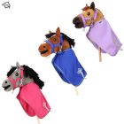 QHP Pferdedecke Fleecedecke für Hobby Horse |LANCADE Reitsport
