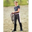 EQUI-THÈME PRO "Fun Line" Reithosen, Kinder grau/rosa